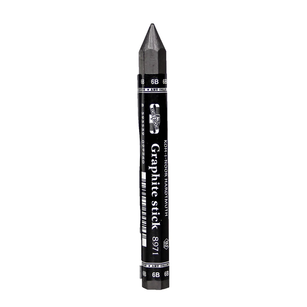 6B Chubby Hexagonal Graphite Stick