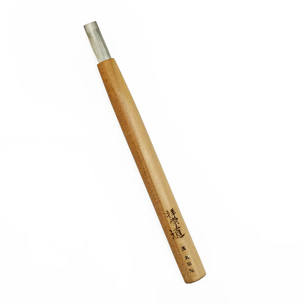Large Japanese Woodcut Tool - Shallow Gouge - Image 3