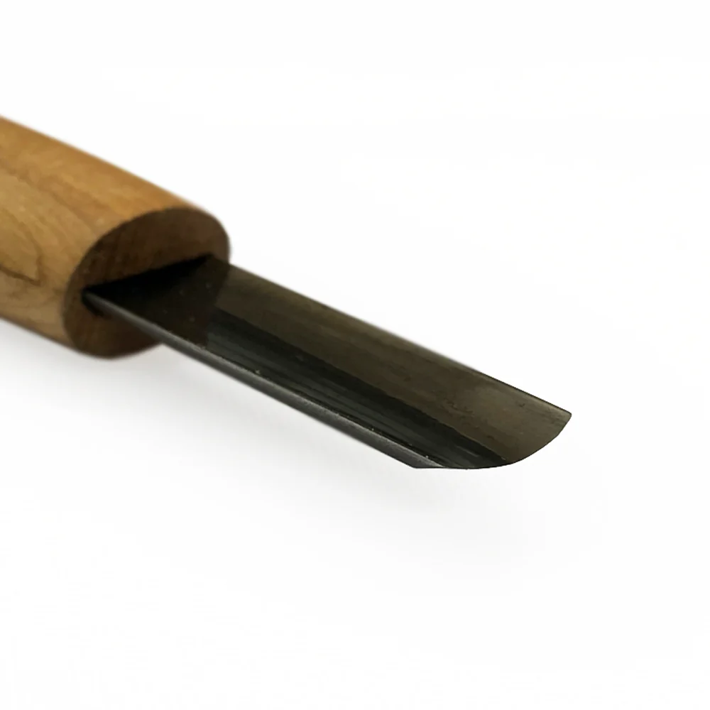 Large Japanese Woodcut Tool - Shallow Gouge - Image 4
