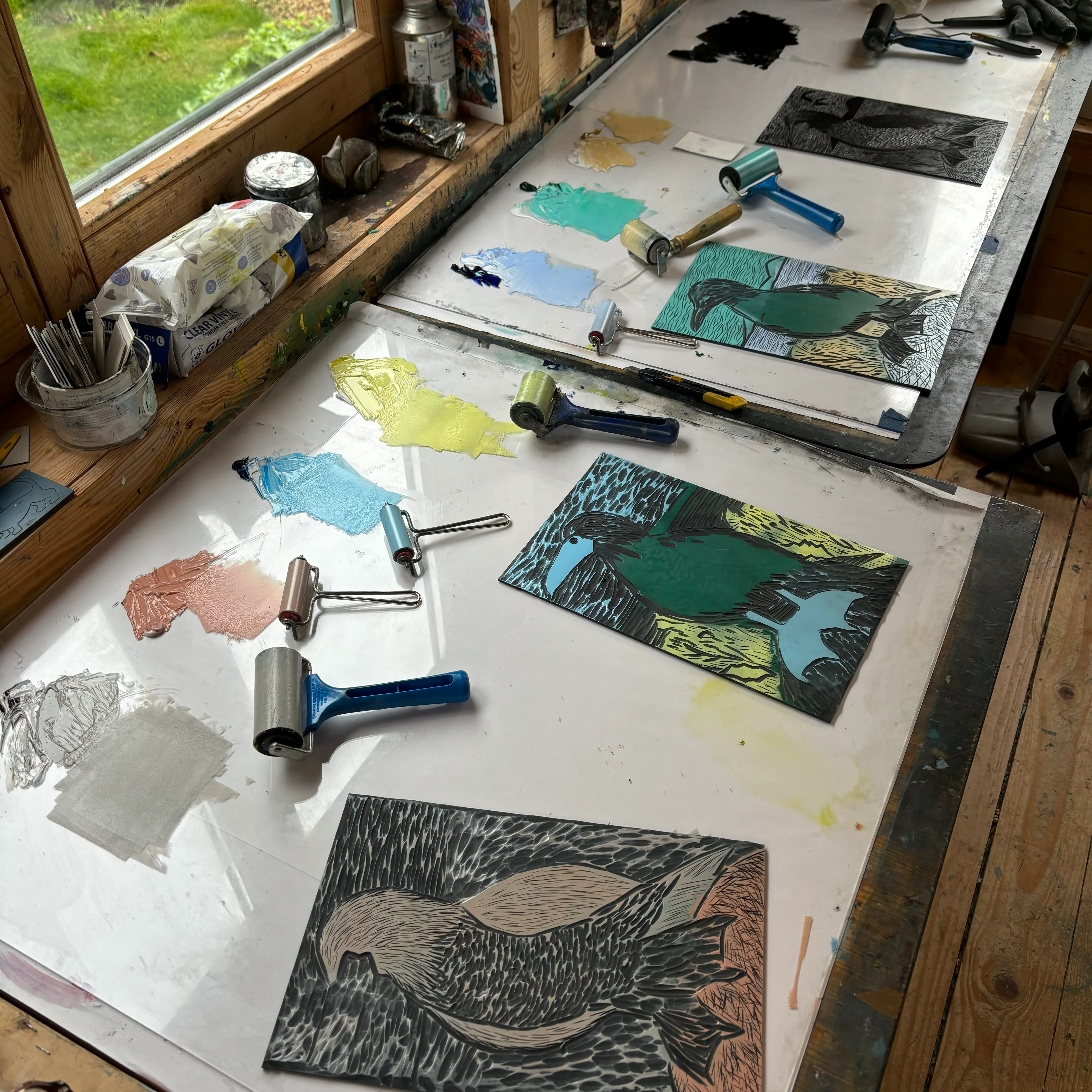 Linocut with Sam Marshall - 2 day course - Thurs 20th & Friday 21st August 2026 - Image 4