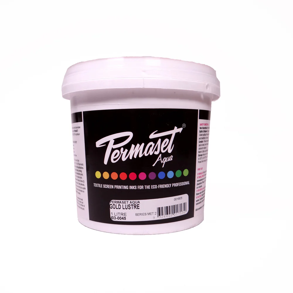 Permaset Aqua Metallic Textile Screen Printing Ink - Image 4