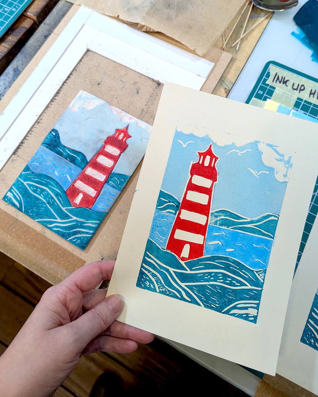 Six Week Linocut Summer School with Frankie Brown - Image 3