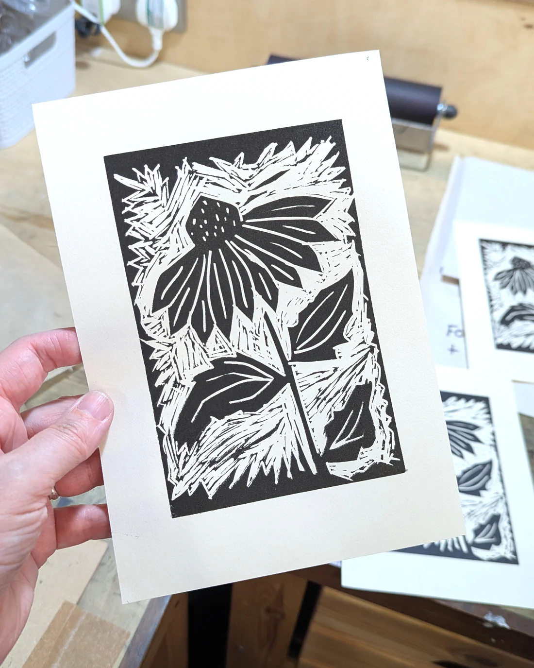 Six Week Linocut Summer School with Frankie Brown - Image 4