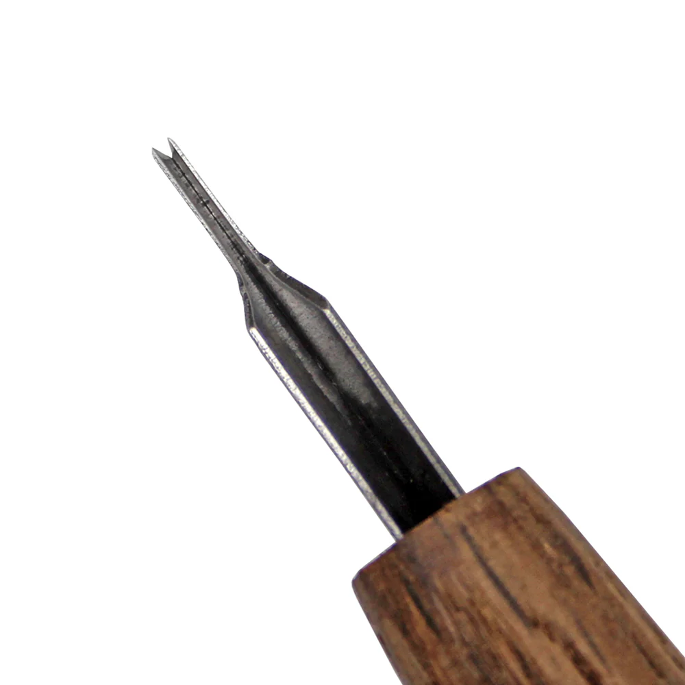 Very Fine Japanese V Gouge - Image 3